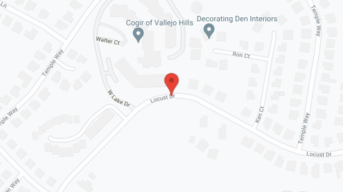 Map of the neighborhood around Cogir of Vallejo Hills Senior Living