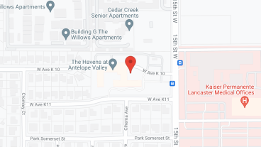 The Havens at Antelope Valley in google map