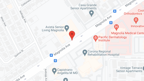 Map of the neighborhood around Avista Magnolia