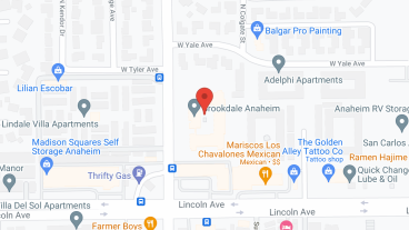 Brookdale Anaheim in google map