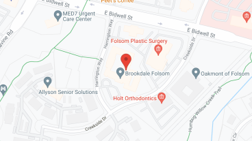Brookdale Folsom in google map