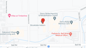 Brookdale Auburn in google map