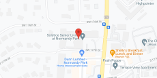 Solstice Senior Living at Normandy Park in google map