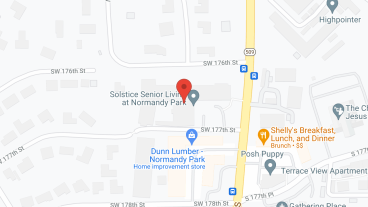 Solstice Senior Living at Normandy Park in google map