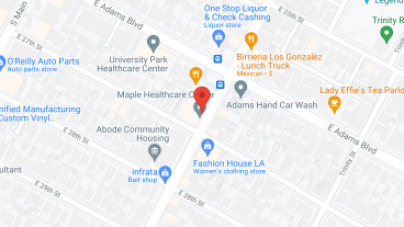 Maple Healthcare Center in google map