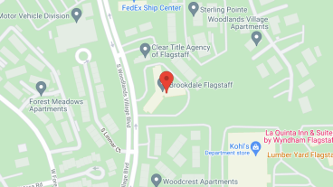 Brookdale Flagstaff in google map