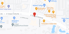 Brookdale Tanque Verde in google map