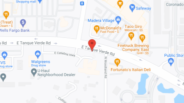 Brookdale Tanque Verde in google map
