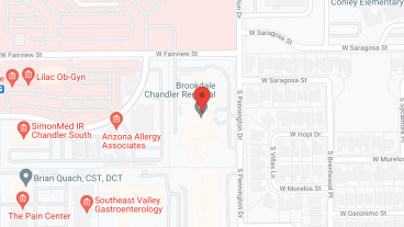 Brookdale Chandler Regional in google map
