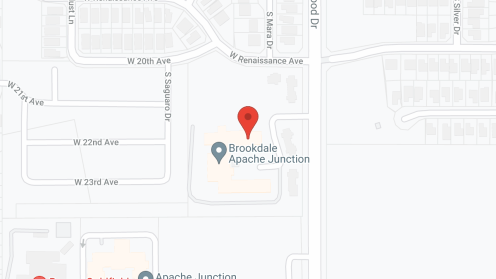 Map of the neighborhood around Brookdale Apache Junction