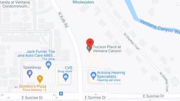 Tucson Place at Ventana Canyon in google map