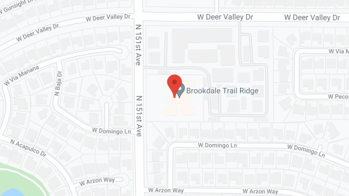 Map of the neighborhood around Brookdale Trail Ridge
