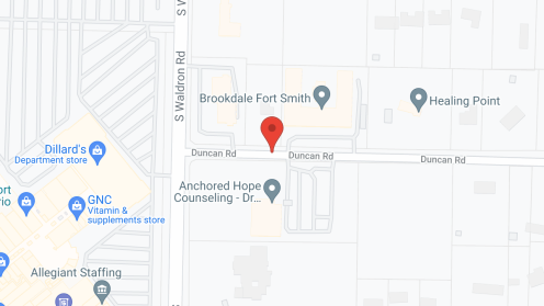 Map of the neighborhood around Brookdale Fort Smith