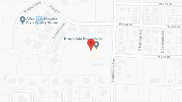 Brookdale Russellville in google map