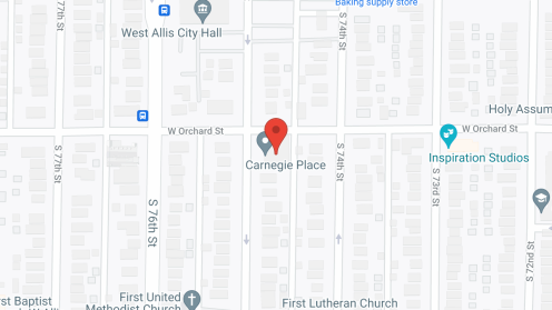 Map of the neighborhood around Carnegie Place