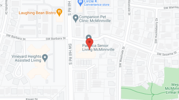 McMinnville Memory Care in google map