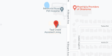 Teal Creek Senior Living in google map