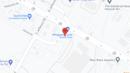 Map of the neighborhood around Lester Senior Housing Community Life in Whippany