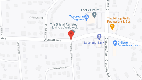 Map of the neighborhood around The Bristal at Waldwick