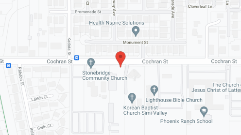 Map of the neighborhood around Mountain View Properties
