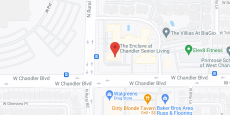 The Enclave at Chandler Senior Living in google map