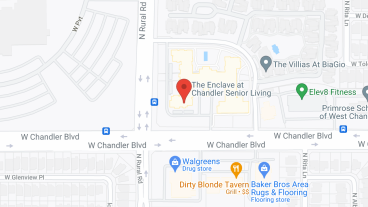 The Enclave at Chandler Senior Living in google map