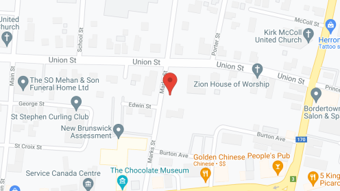 Map of the neighborhood around Lonicera Hall