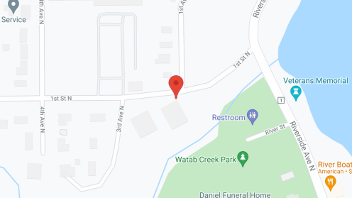 Map of the neighborhood around Chateau Waters