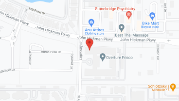 Overture Frisco in google map