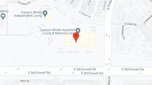 Map of the neighborhood around Canyon Winds Assisted Living  and Memory Care