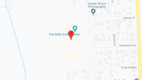 Map of the neighborhood around The Bells Senior Apartments