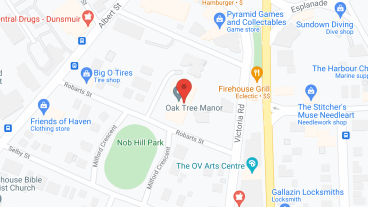 Oak Tree Manor in google map