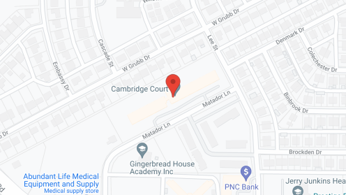 Map of the neighborhood around Cambridge Village Independent Living Cottages