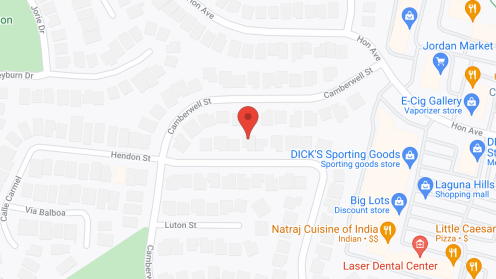 Map of the neighborhood around Adelanto Covenant Care #2