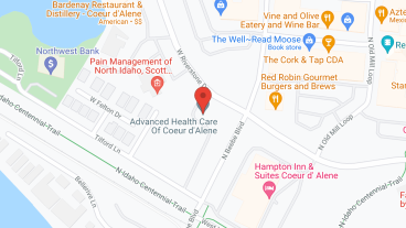 Advanced Health Care Of Coeur Dalene in google map