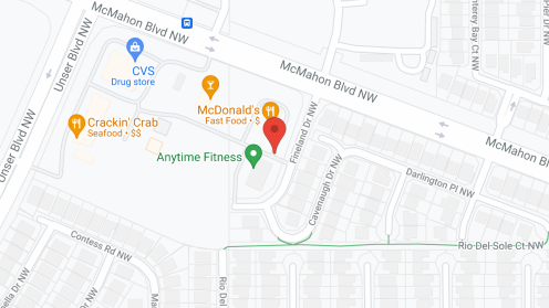 Map of the neighborhood around Affinity at Albuquerque
