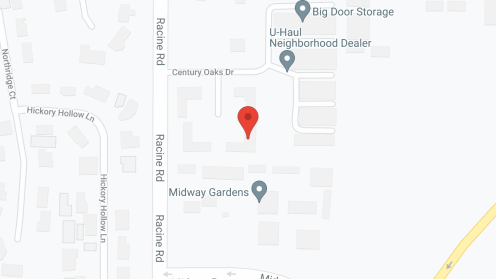 Map of the neighborhood around Adare Place