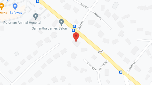 Map of the neighborhood around Potomac Grace Assisted Living