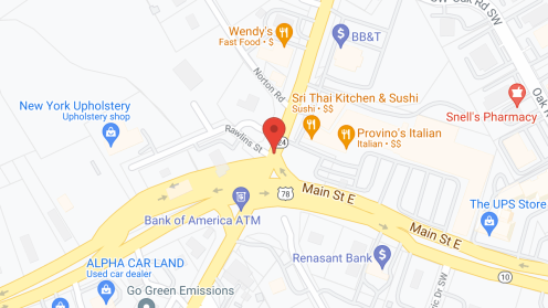 Map of the neighborhood around Emory Senior Living