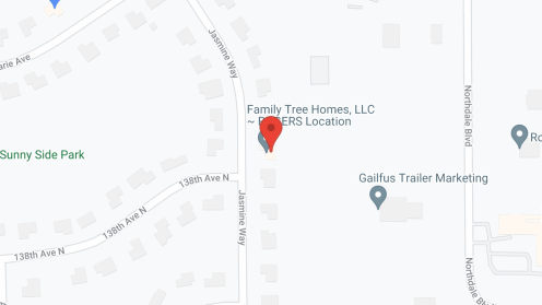 Map of the neighborhood around Chev's Place
