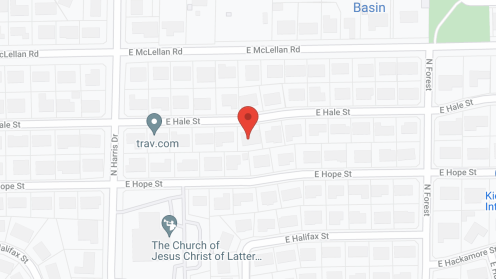 Map of the neighborhood around Blue Sage Assisted Living - Mesa