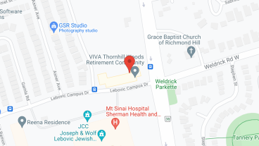V!VA Thornhill Woods Retirement Community in google map