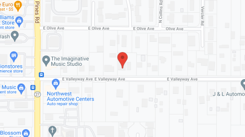 Map of the neighborhood around Sweet Valley Place