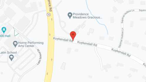 Map of the neighborhood around Providence Meadows
