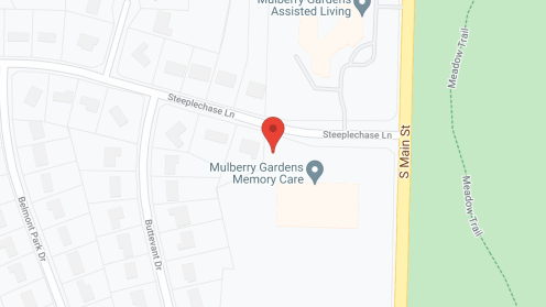Map of the neighborhood around Mulberry Gardens Memory Care