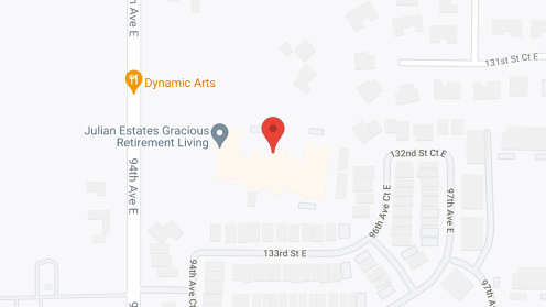 Map of the neighborhood around Julian Estates