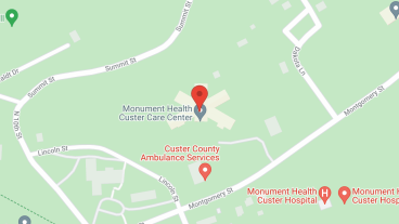 Colonial Manors of Custer in google map