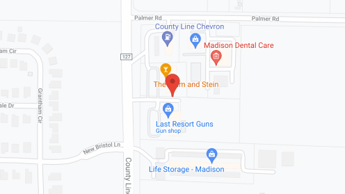 Map of the neighborhood around Madison at The Range