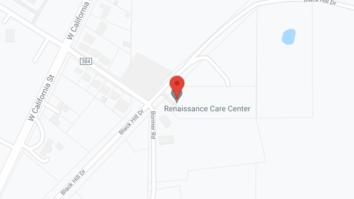 Map of the neighborhood around Renaissance Care Center