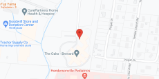 The Oaks Brevard in google map